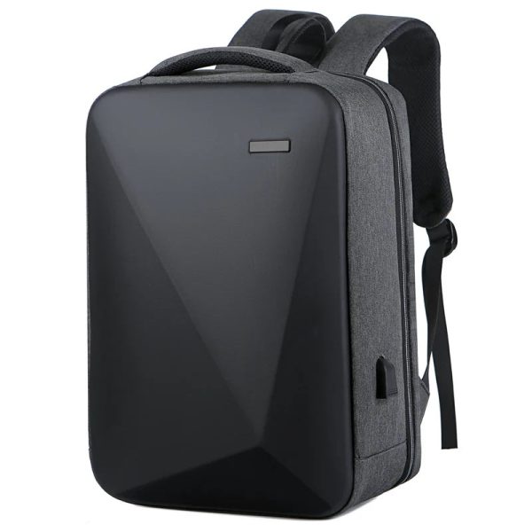 sac_dos_coque_rigide_profil_gris.jpg Sac à Dos Coque Rigide - USB Edition