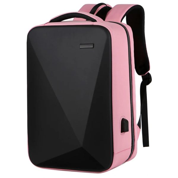 sac_dos_coque_rigide_profil_rose.jpg Sac à Dos Coque Rigide - USB Edition