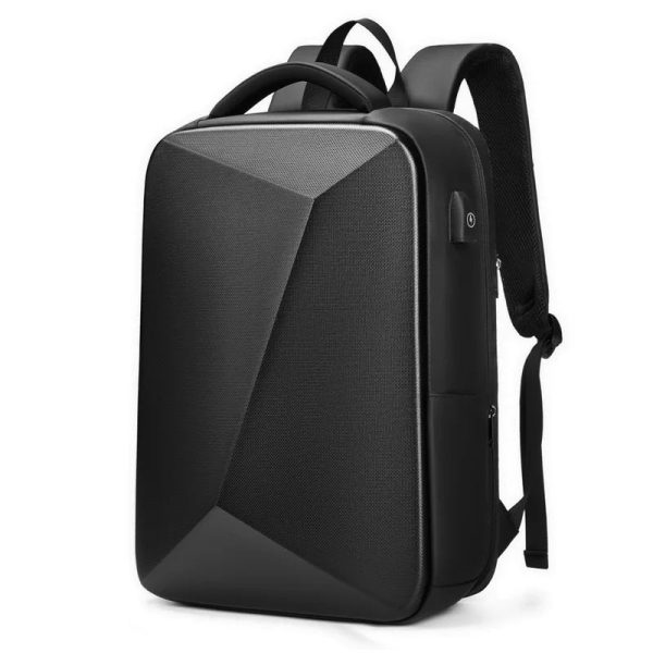 sac_dos_rigide_homme_noir_vue_profil.jpg Sac à dos Rigide Homme - USB Edition