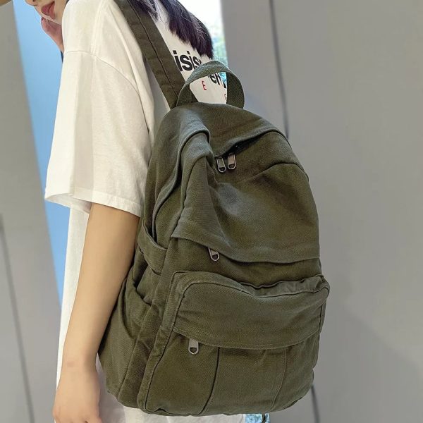 sac_dos_toile_homme_vert_mannequin.jpg Sac à Dos en Toile Homme Militaire