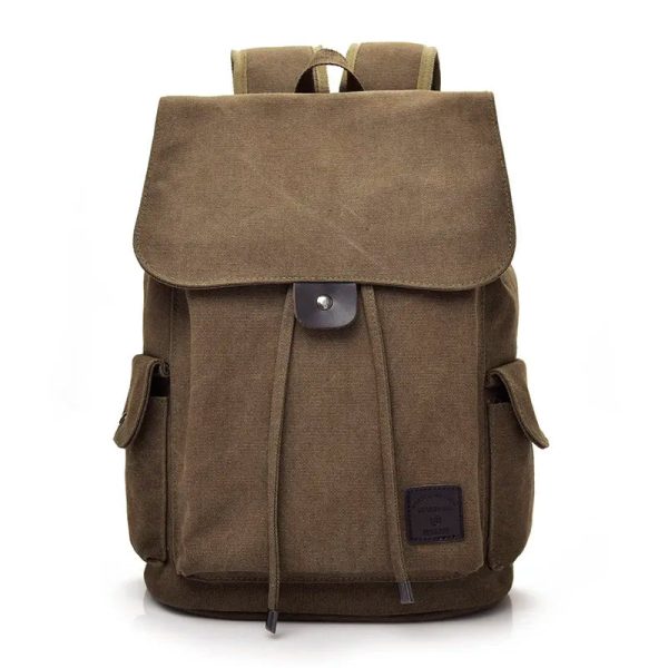 sac_toile_vintage_marron_face.jpg Sac à dos Toile Vintage - Retro Edition