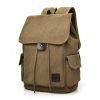 sac_toile_vintage_marron_profil.jpg Sac à dos Toile Vintage - Retro Edition