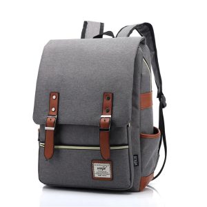 sac_travail_homme_chic_gris_clair_profil.jpg Sac à Dos Homme Chic | Vintage Edition
