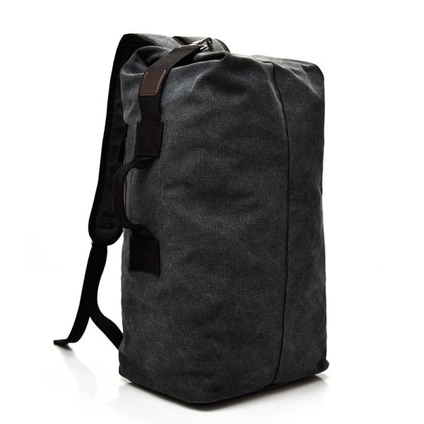 sac_voyage_toile_noir.jpg Sac de Voyage en Toile Homme - Vintage Edition