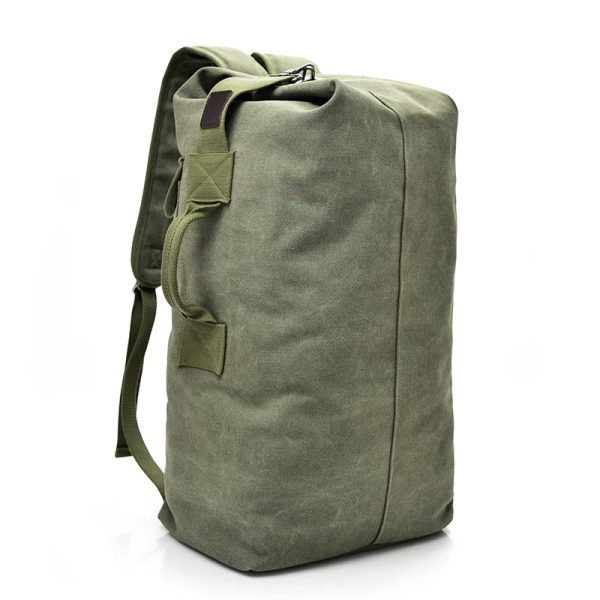 sac_voyage_toile_vert_militaire.jpg Sac de Voyage en Toile Homme - Vintage Edition