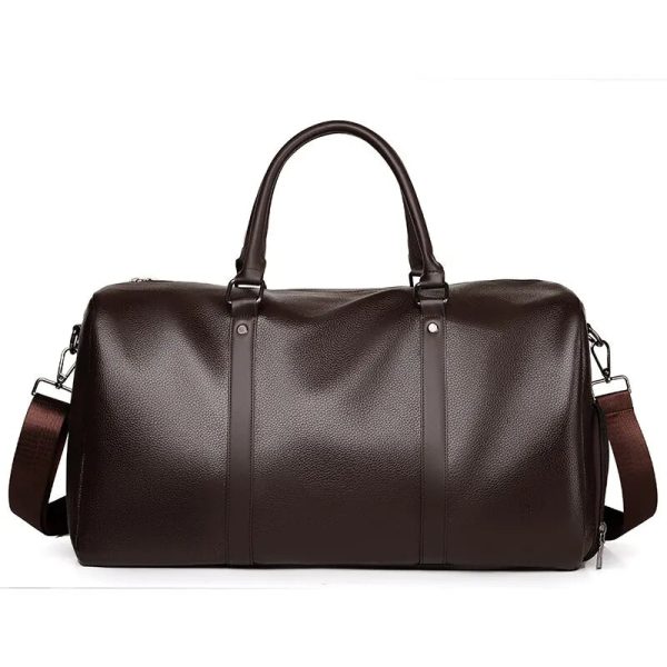 Sac de Voyage Femme Vintage en Cuir PU