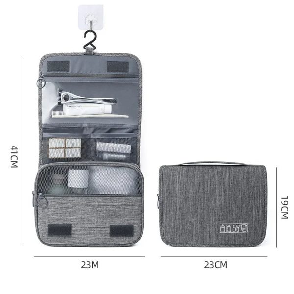 Trousse de Toilette Voyage Imperméable — Suspendue