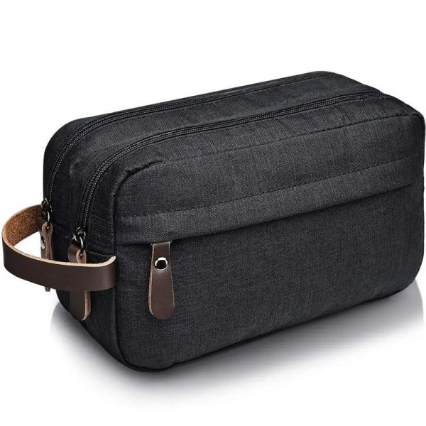 trousse_toilette_impermeable_homme_noir_profil.jpg Trousse de Toilette Imperméable Homme
