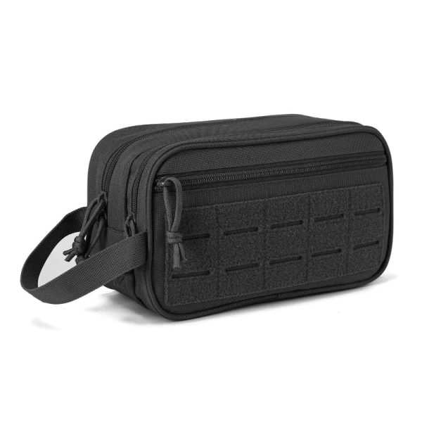trousse_toilette_militaire_tactique_noir_face.jpg Trousse de Toilette Militaire Molle