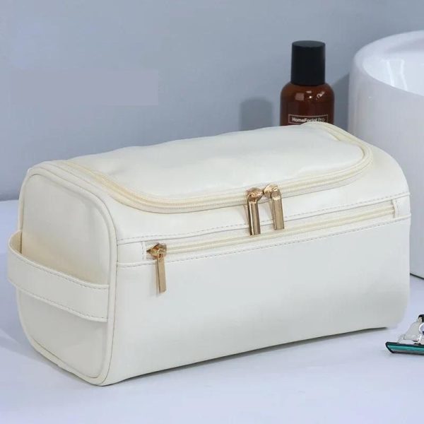trousse_toilette_vintage_homme_beige_profil.jpg Trousse de Toilette Vintage Homme
