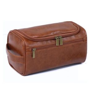 trousse_toilette_vintage_homme_marron_profil2.jpg Trousse de Toilette Vintage Homme