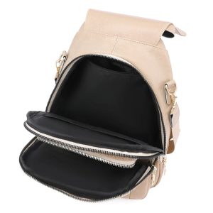 vue_d_interieur_du_sac_a_dos_ville_pour_femme.jpg Sac à Dos Ville pour Femme Cuir PU | Santiago