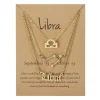 Bijoux d'anniversaire présentés sur carte