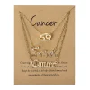 Bijoux d'anniversaire présentés sur carte