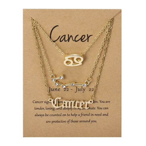 Bijoux d'anniversaire présentés sur carte