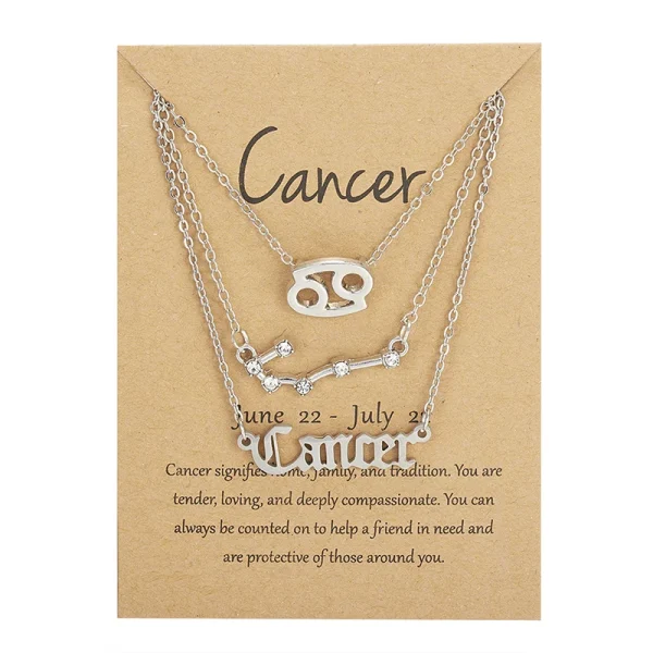 Bijoux d'anniversaire présentés sur carte