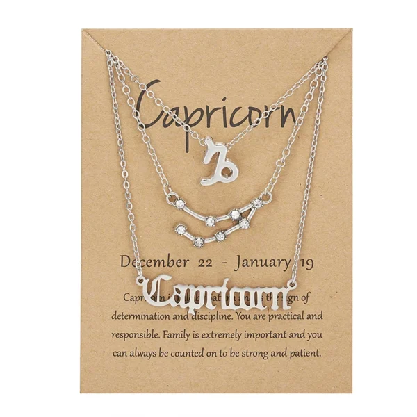 Bijoux d'anniversaire présentés sur carte