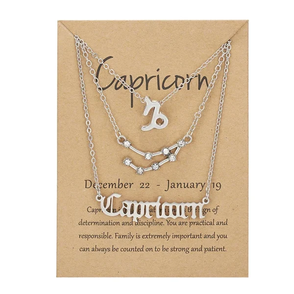 Bijoux d'anniversaire présentés sur carte