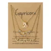 Bijoux d'anniversaire présentés sur carte
