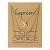 Bijoux d'anniversaire présentés sur carte