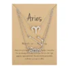 Bijoux d'anniversaire présentés sur carte