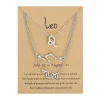 Bijoux d'anniversaire présentés sur carte