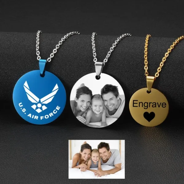 Collier photo personnalisé pour femme