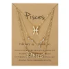 Bijoux d'anniversaire présentés sur carte