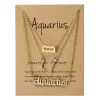 Bijoux d'anniversaire présentés sur carte