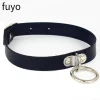 Collier ras du cou en cuir PU style gothique punk