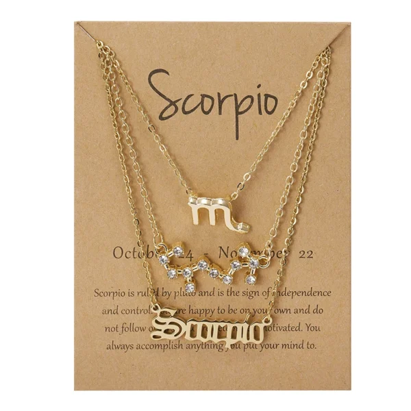 Bijoux d'anniversaire présentés sur carte