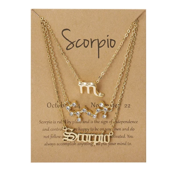 Bijoux d'anniversaire présentés sur carte