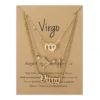 Bijoux d'anniversaire présentés sur carte