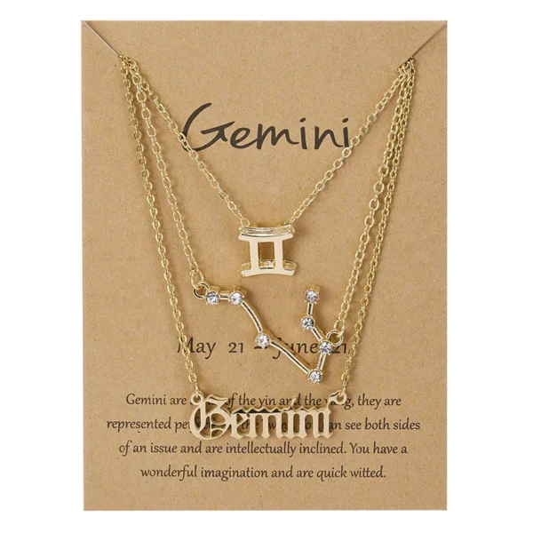 Bijoux d'anniversaire présentés sur carte