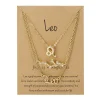 Bijoux d'anniversaire présentés sur carte