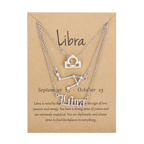 Bijoux d'anniversaire présentés sur carte