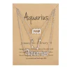 Bijoux d'anniversaire présentés sur carte