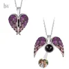 Collier avec pendentif cœur et texte personnalisé