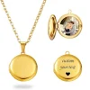 Collier médaillon personnalisé pour femme