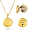 Collier médaillon personnalisé pour femme