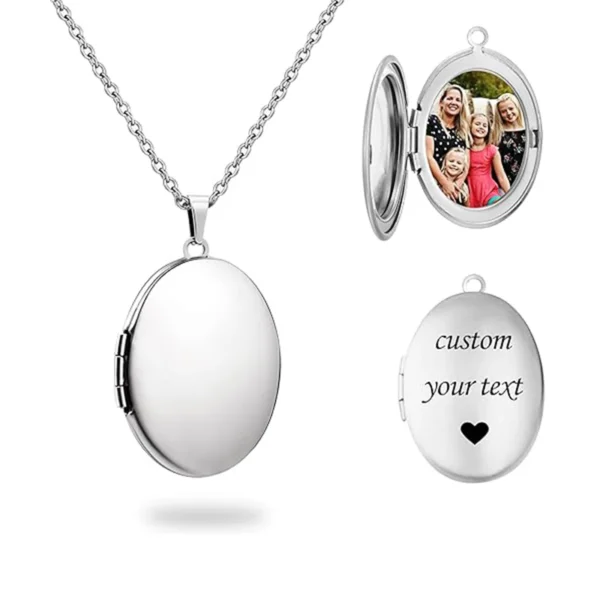 Collier médaillon personnalisé pour femme