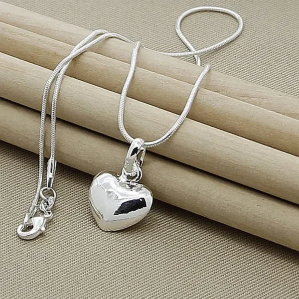 Collier raffiné en argent sterling 925