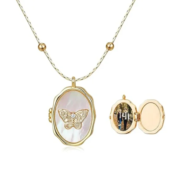 Collier médaillon personnalisé pour femme