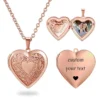 Collier médaillon personnalisé pour femme