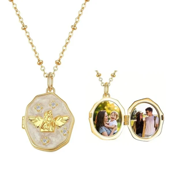 Collier médaillon personnalisé pour femme