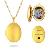 Collier médaillon personnalisé pour femme