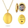 Collier médaillon personnalisé pour femme