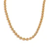Collier chaîne carrée brillante en acier