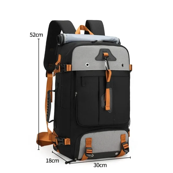 Sac à dos de voyage extensible pour homme