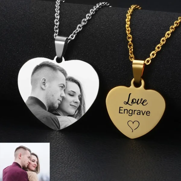 Collier photo personnalisé pour femme